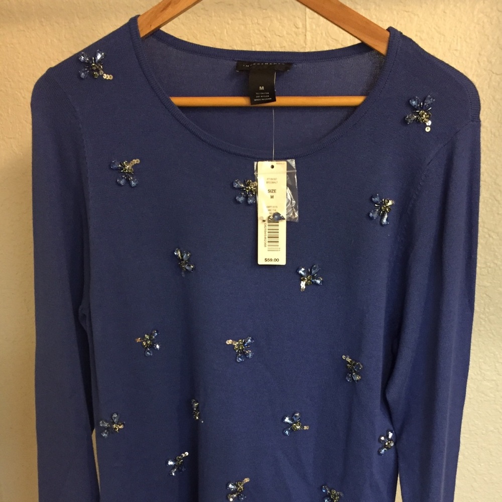 NWT Blue Investments Sweater